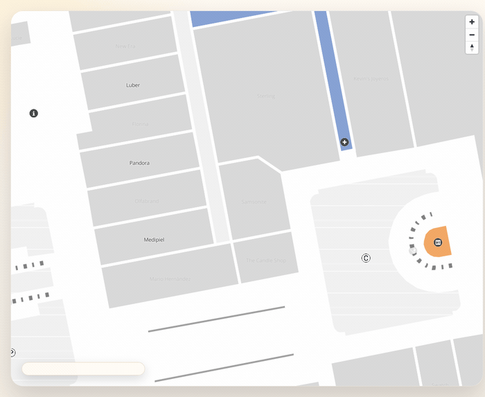 Bounds demo: restricted navigation area